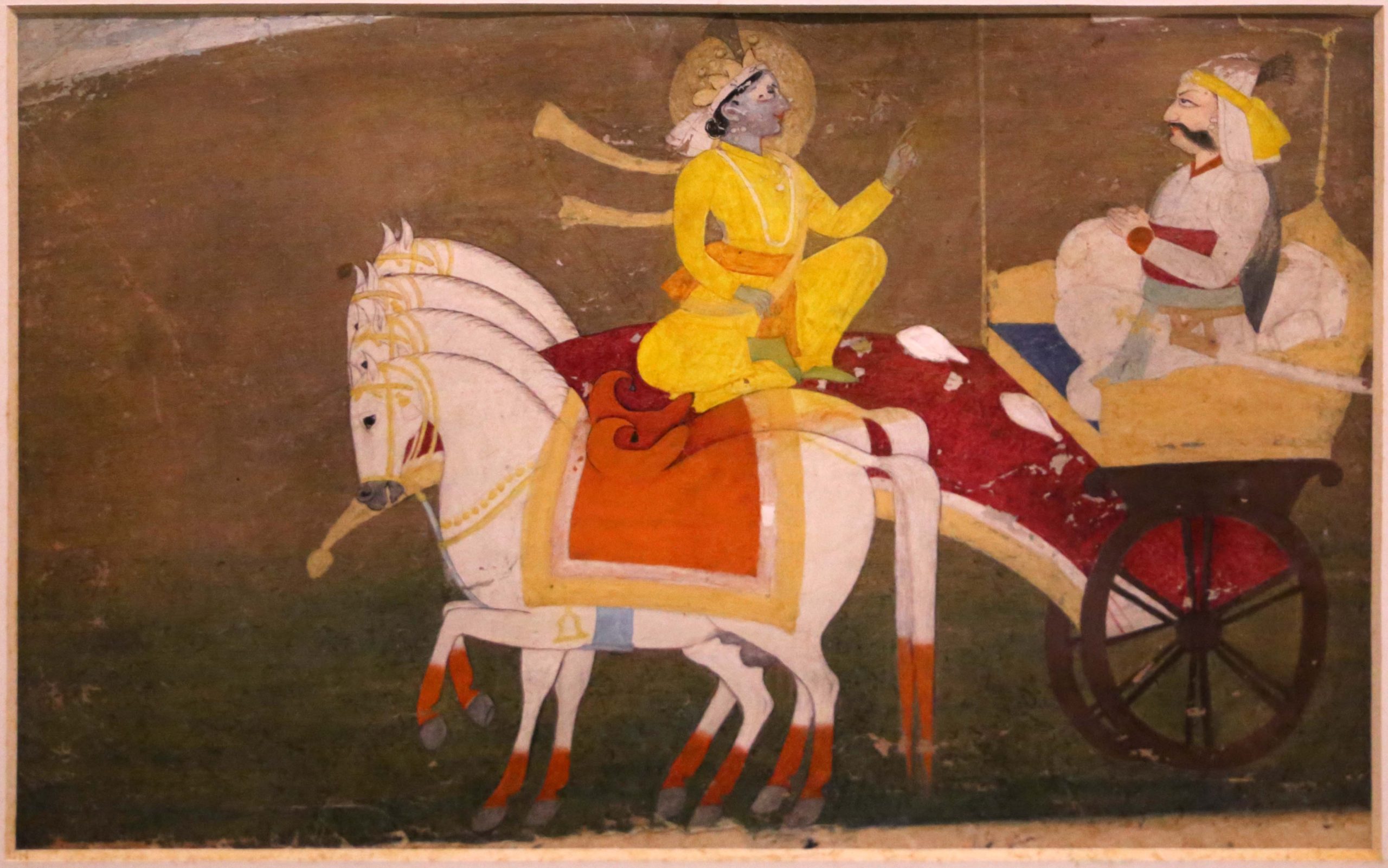 Krishna and Arjuna 1800